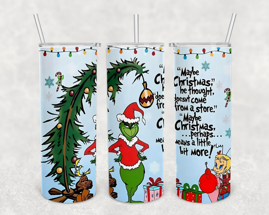 Grinch Xmas Tumblers