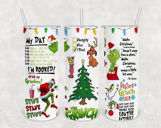 Grinch Xmas Tumblers